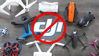 Top 10 Drones NOT made by DJI  Autel Skydio Xiaomi MJX BetaFPV  Who is 1 [upl. by Phene]