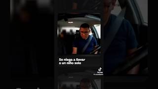 Taxista se niega a llevar a niño solo [upl. by Ayanat28]