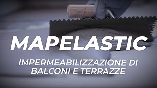 MAPEI Mapelastic  limpermeabilizzante per balconi e terrazze [upl. by Trefler]