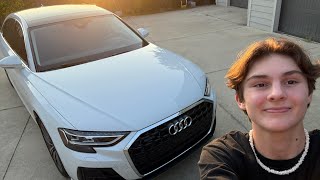 ASMR WITH AN AUDI Relaxing car triggers [upl. by Brandie138]