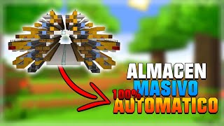 Almacen MASIVO 100 Automatico  Tutorial Minecraft 119  1181  Rus Just That [upl. by Maryly747]