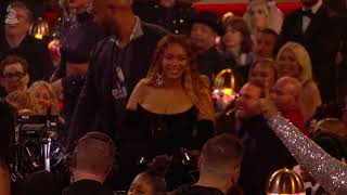 BEYONCÉ Reacting To Lizzos Acceptance Speech  Audience Cam  2023 GRAMMYs [upl. by Dnumsed934]