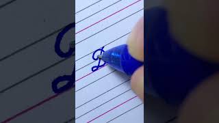 How to write English cursive writing Letters D d  Cursive writing a to z  Cursive abc  abcd [upl. by Ahsratal]