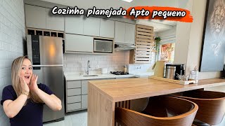 Prieto Móveis  Cozinha Planejada Pequena Aprenda a Ampliar o Espaço Interno  Móveis Planejados [upl. by Learsi]