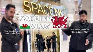 WE OPENED A STORE SpaceNK Wales Store Opening Vlog 💜🖤 The Welsh Twins [upl. by Submuloc704]