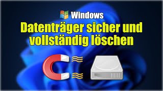 Festplatte vollständig löschen unter Windows mit DISKPART [upl. by Polivy]