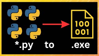 How to Compile Python Files Into EXE [upl. by Nyltyak]