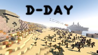 World War 2 in Minecraft  DDay [upl. by Frederigo279]