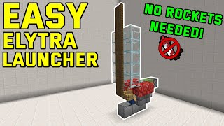 SIMPLE And EASY ELYTRA LAUNCHER [upl. by Eberhard]