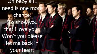 GleeThe Warblers  I Want You Back LYRICS Full Official Version HD amp HQ [upl. by Enailuj]