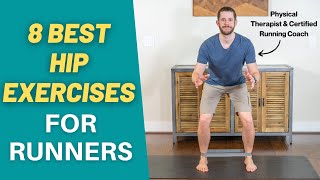 The 8 BEST Hip Strengthening Exercises for Runners  PT Time with Tim [upl. by Francois]