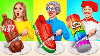 Me vs Grandma Cooking Challenge  Amazing Kitchen Recipes by Multi DO Smile [upl. by Allisirp]