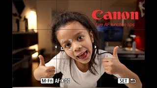 Canon EOS R Eye AF function tips [upl. by Yetsirhc]