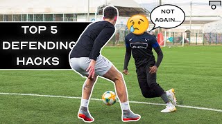 5 BASIC DEFENDING SECRETS  How to improve as a defender in soccer FAST [upl. by Ynad]