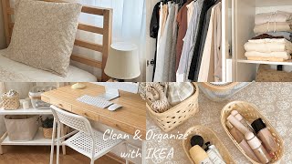 SUB clean and organize my room with me 🛏  IKEA ıtems 🏷 [upl. by Grindlay337]