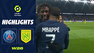 PARIS SAINTGERMAIN  FC NANTES 4  2  Highlights  PSG  FCN  20222023 [upl. by Efren]