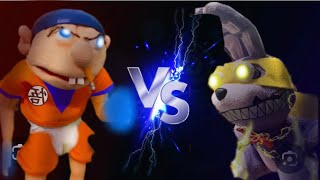 Jeffy vs nightmare bonniemy first character battle [upl. by Klingel]