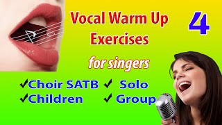 Vocalization 4  Vocal Warm ups  Voice Lesson  Choir Vocalization [upl. by Grishilda]