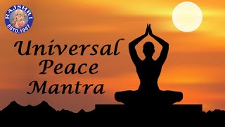 Universal Peace Mantra With Lyrics  Om Purnamadah  11 Times  Spiritual Chants [upl. by Lantha]