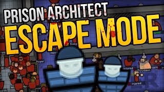 RIOT RIOT RIOT  Prison Architect Escape Mode ★ Escape Mode Gameplay [upl. by Aihsyla]