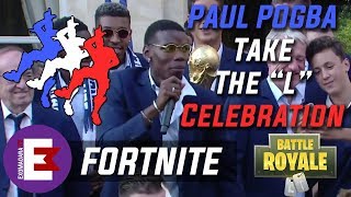 POGBA FORTNITE CELEBRATION WITH GRIEZMANN  APRÈS MATCH ÉQUIPE DE FRANCE [upl. by Ball]