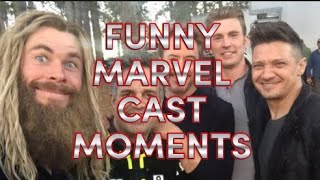 Best Funny marvel cast moments [upl. by Raskin]