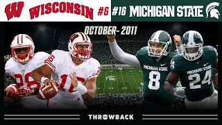 Iconic End to an Iconic Game 6 Wisconsin vs 16 Michigan State 2011 October 22 [upl. by Stearn]