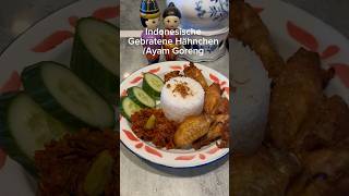 Indonesische Gebratene Hähnchen Ayam Goreng rezept shorts cooking [upl. by Uot118]