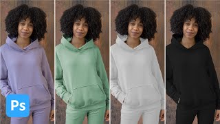 How to Change the Color of Clothing in Photoshop [upl. by Midis655]