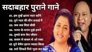 💞 Mohammad Aziz amp Anuradha Paudwal ❣️ Bollywood TOP 10 Hindi song [upl. by Godfree]