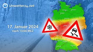 Tief quotGertrudquot bringt heftige Schneefälle und Glatteis bis ins Tiefland [upl. by Ordnas281]