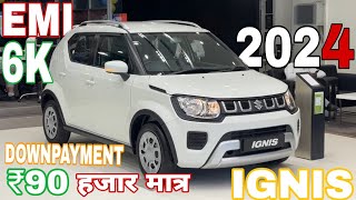 New Maruti IGNIS 2024 Price  Maruti Ignis DELTA On road Price in 2024 Loan Price Emi Downpayment [upl. by Han]