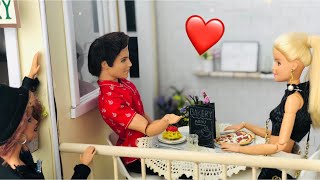 Emily and Friends The Date❤️ Ep9  Barbie Doll Videos [upl. by Neelie]