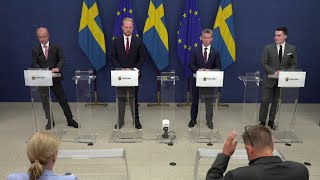 Pressträff om stöd till Ukraina [upl. by Remsen]