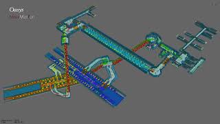 Oasys MassMotion Underground station model [upl. by Rama]