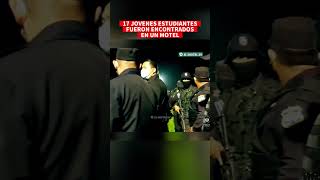 ultimahora 17 Jóvenes Estudiantes fuer0n enc0ntrad0s en Un Motel en el salvador 🚨 [upl. by Sihtam]