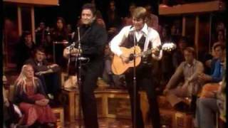 Glen Campbell amp Johnny Cash  Folsom Prison Blues Live Goodtime Hour [upl. by Aracat226]