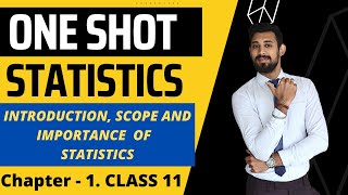 Meaning Scope and Importance of Statistics  Chapter 1  Introduction  Class 11  One Shot [upl. by Iruj]