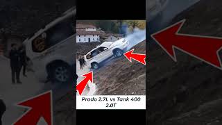 Chinese cars versus Japanese cars offroad prado tank400 [upl. by Karolina]