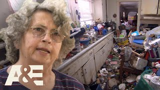 Hoarders Tempers RAGE When Hoarder is Confronted With Reality  AampE [upl. by Genna]