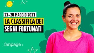 Oroscopo la classifica dei segni più fortunati della settimana dal 22 al 28 maggio 2023 [upl. by Bonner]