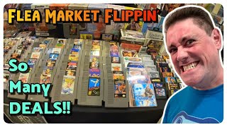 Flea Market Flippin’  This Game Expo Has It ALL  Live Video Game Hunting [upl. by Marmaduke174]