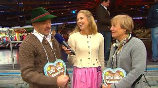 WiesnPromis Rosi Mittermaier amp Christian Neureuther auf dem Oktoberfest 2017 [upl. by Erdnaxela]