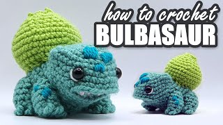 Bulbasaur  The Cute Pokemon Crochet Pattern [upl. by Nylessej]