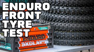 Enduro Front Tyre Test  10 dirt bike tyres tested [upl. by Mcgraw]