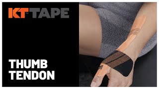 KT Tape  Thumb Tendon [upl. by Lane872]