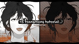 alight motion 5 transitions tutorial ♪ 40 [upl. by Rolyks]