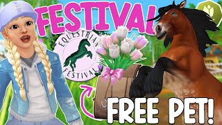 EQUESTRIAN FESTIVAL HOW TO GET FREE PETS FREE ITEMS STAR COIN CODES QUESTS amp MORE [upl. by Tanah]