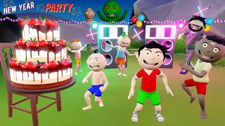 Pagal Bittu Sittu 163  Bittu Ka New Year Party Cartoon  Happy New Year 2024 Cartoon [upl. by Kelton]