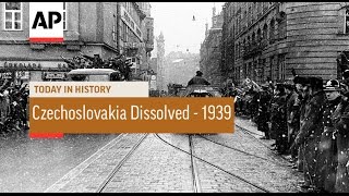 Czechoslovakia Dissolved  1939  Today In History  14 Mar 17 [upl. by Paugh446]